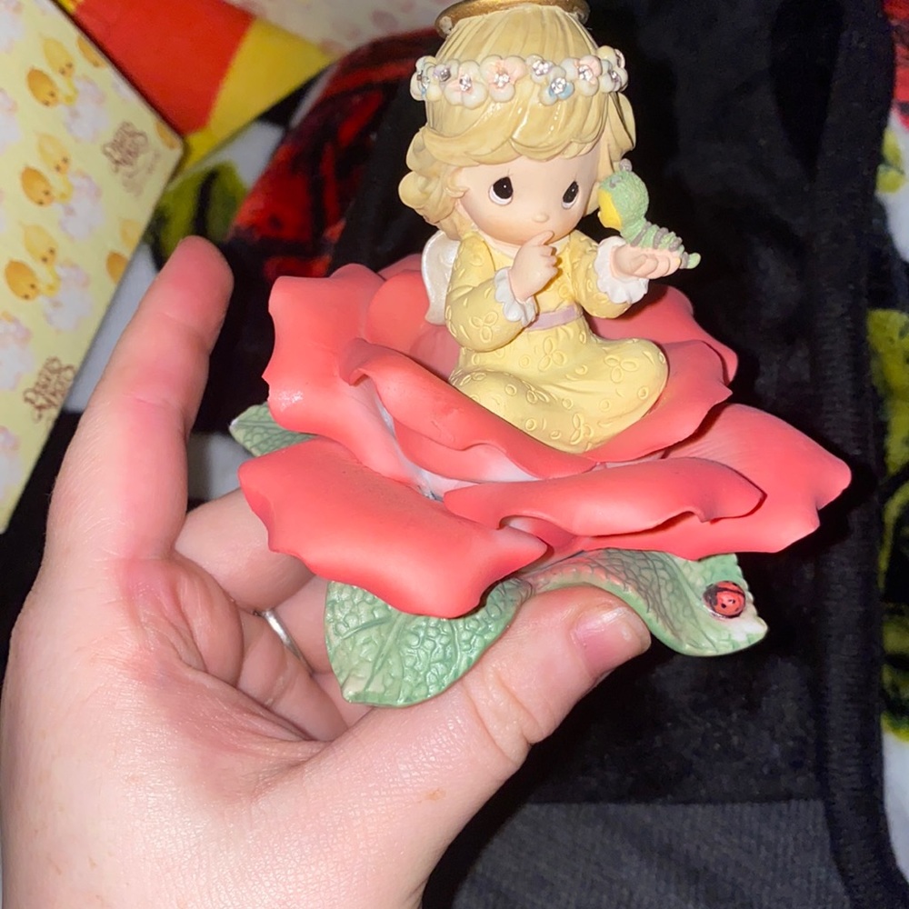 Love Angel Rose Figurine